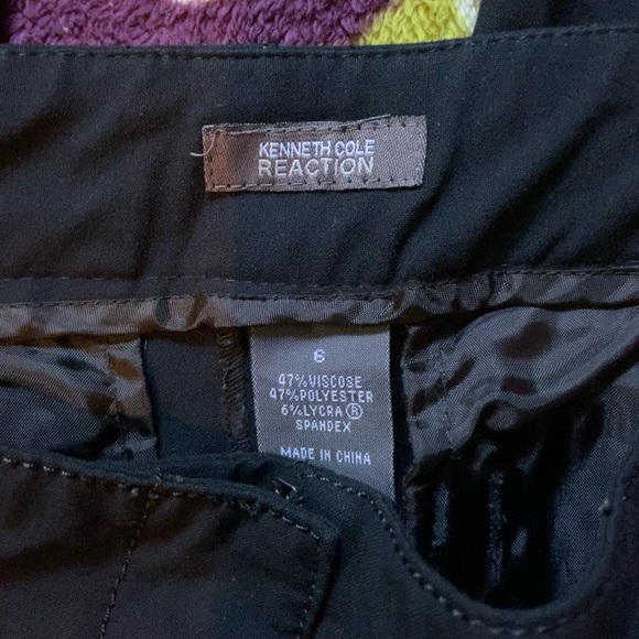 Kenneth Cole Reaction Size 6 Black Trousers - Picture 3 of 3